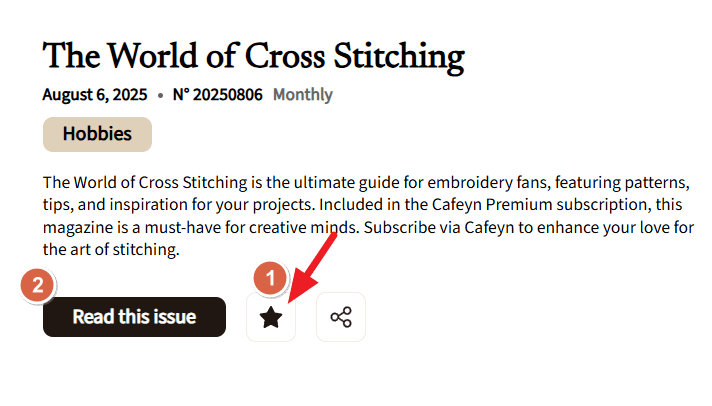 Diese Ausgabe lesen Cafeyn