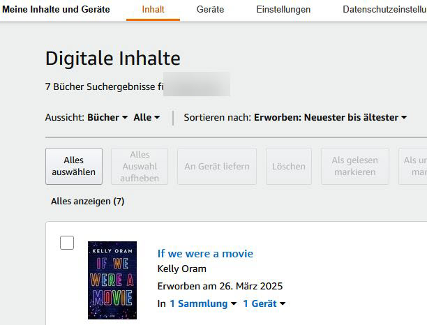 Amazon-Bibliothek