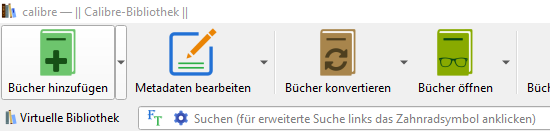 Buch zu Calibre hinzufügen