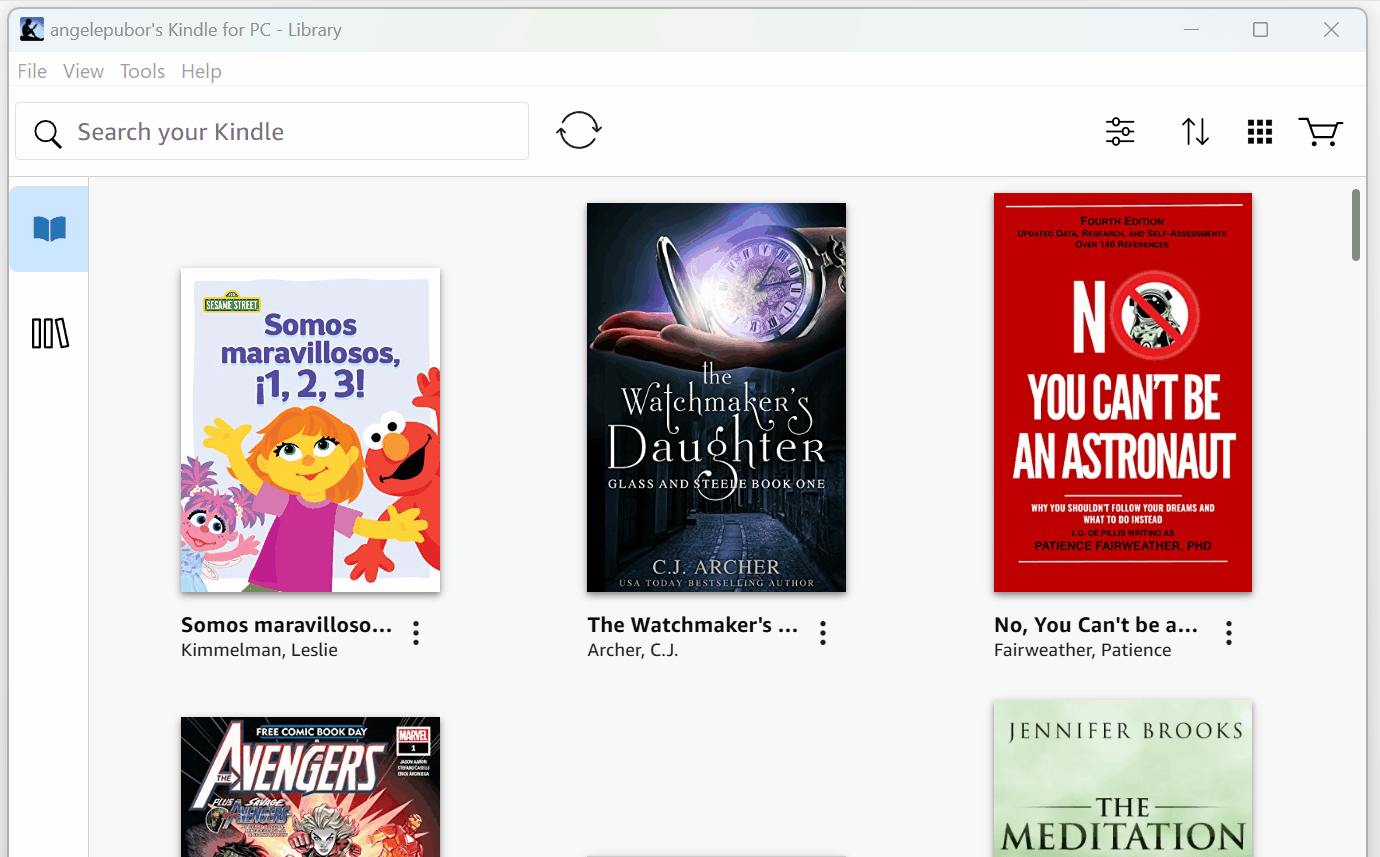 Kindle Bibliothek My Kindle Content