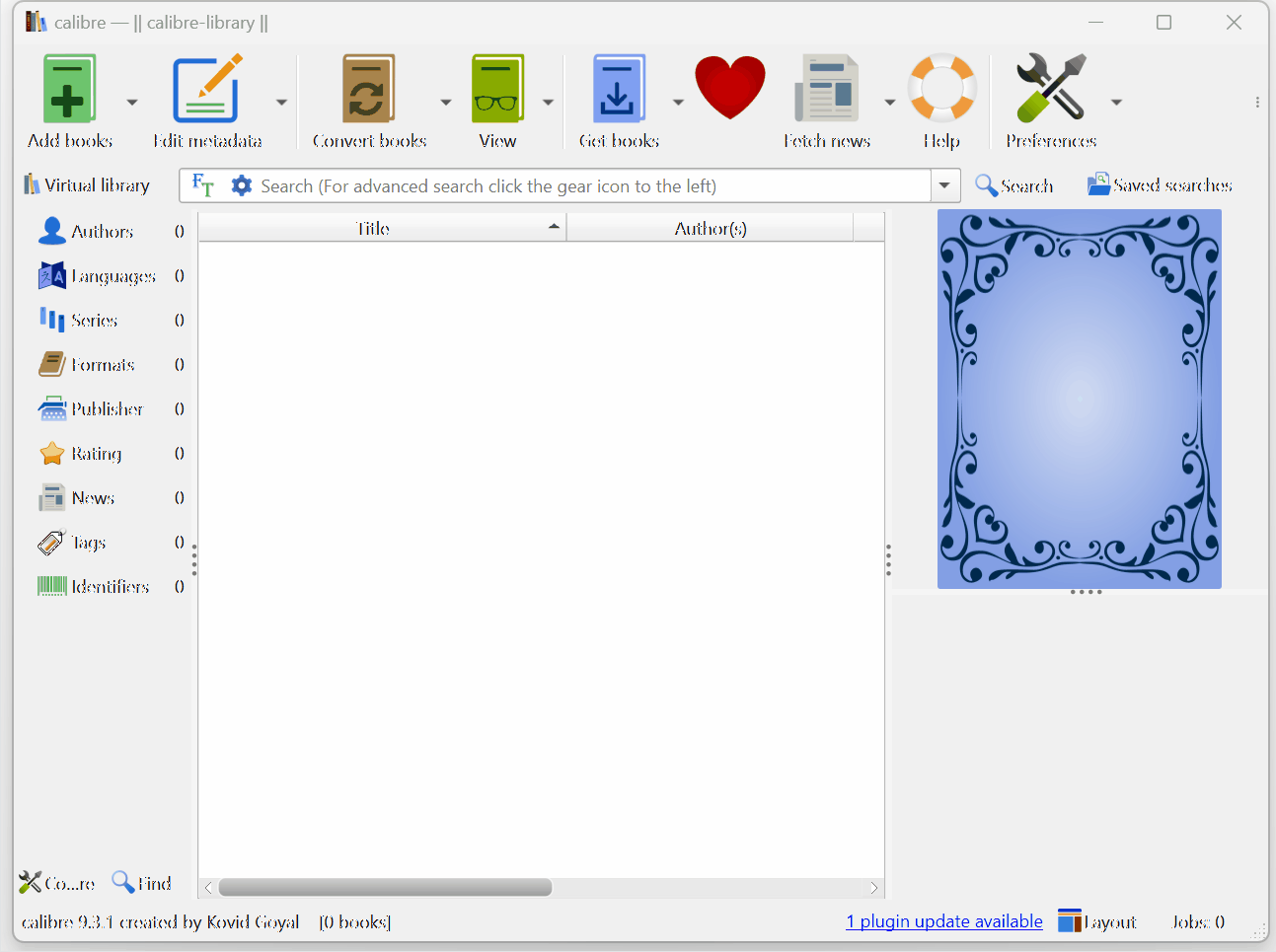 Navigieren Sie zum Calibre KFX Input Plugin.