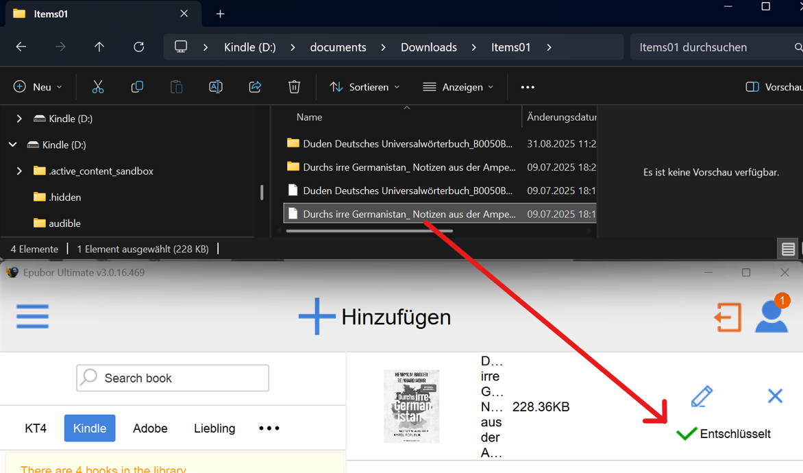 entfernen entzünden kfx drm