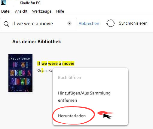 Backups Amazon Kindle PC