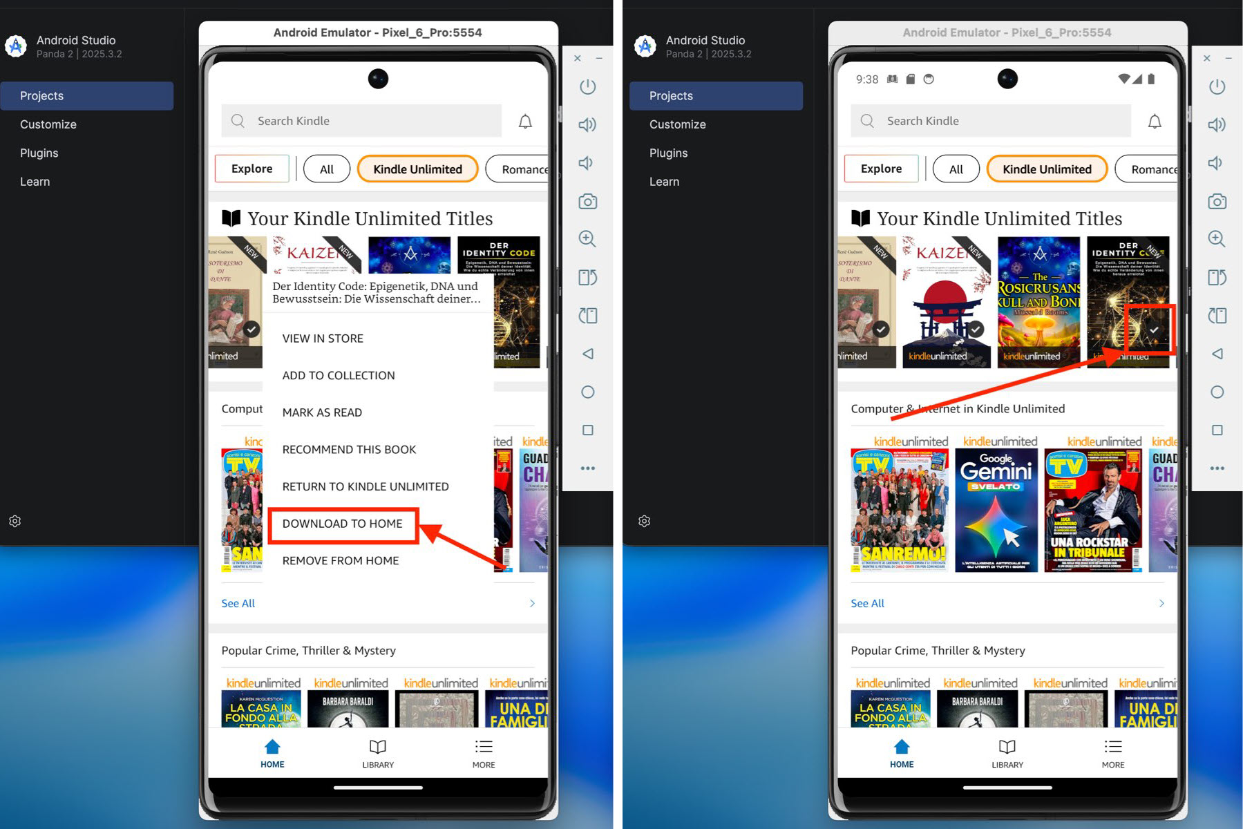 Kindle Bibliothek herunterzuladen android