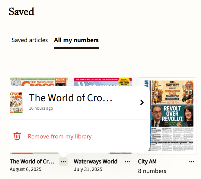 Aus meiner Bibliothek entfernen Cafeyn