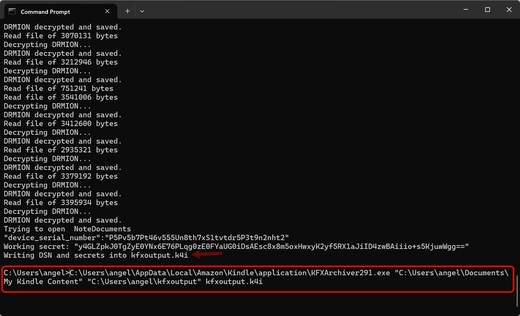 cmd decrypt kfx